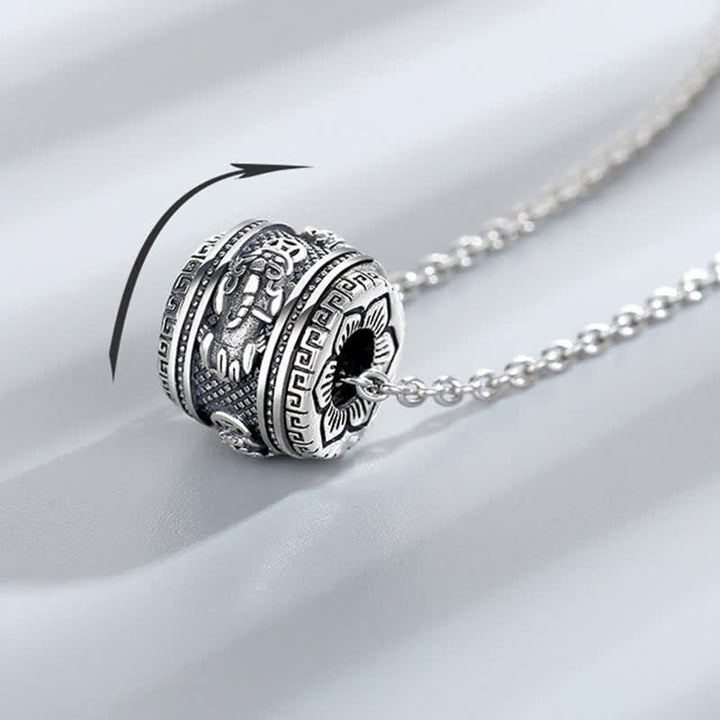 Collier pendentif rotatif PiXiu Lucky Wealth Buddha Stones - image 6