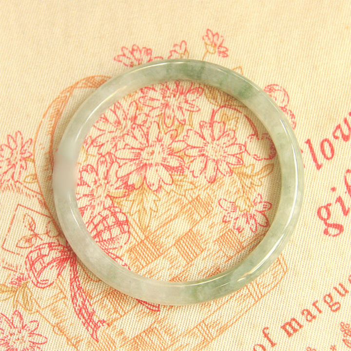 Bracelet jonc de guérison et de paix en jade naturel Buddha Stones