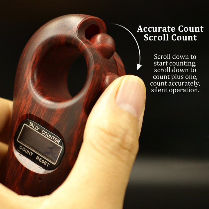 Compteur de perles de prière numérique Bouddha pour prière méditation relaxation doigts actifs