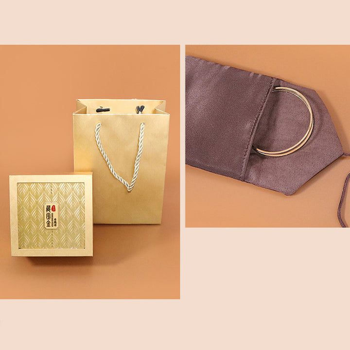 Coffret cadeau à motif de plumes pour rangement de bijoux rétro - image 15