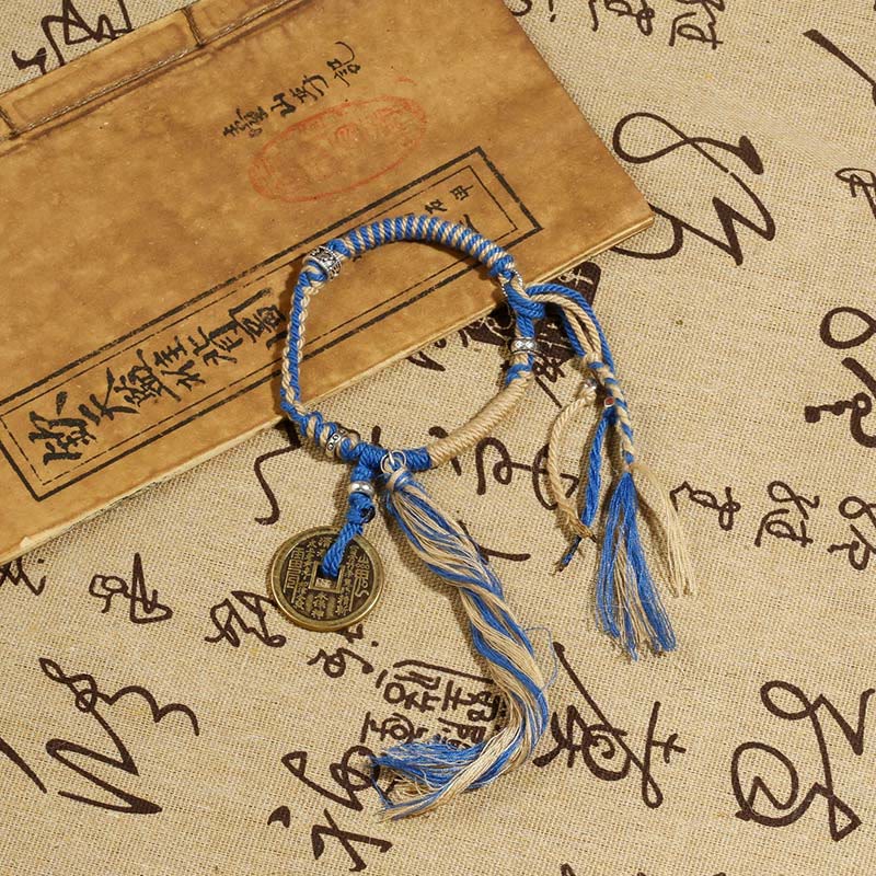 Buddha Stones Montagne Fantômes Dépenser de l'argent Richesse Prospérité Bracelet tressé fait main