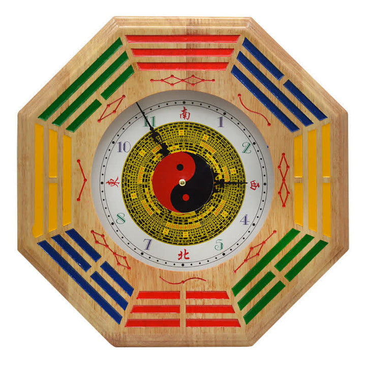 Horloge murale Feng Shui Bagua Map Balance Energy Map