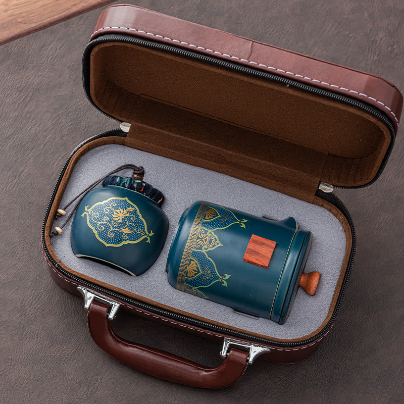 Théière chinoise Gongfu en céramique avec Buddha Stones - image 13