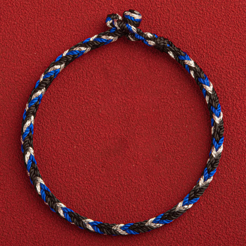 Bracelet porte-bonheur multicolore Buddha Stones "Que la prospérité remplisse votre vie"
