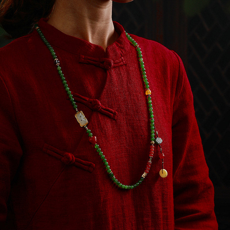 Bracelet Mala Buddha Stones