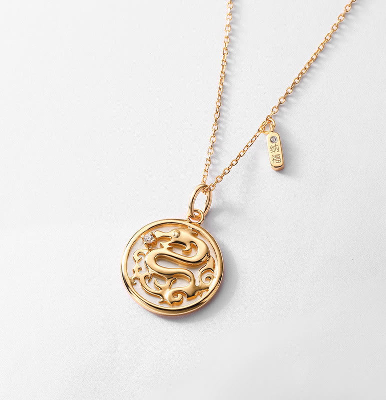 ❗❗❗Une vente flash - Buddha Stones en argent sterling 925 avec pierre de Tridacna et personnage Fu de l'année du dragon