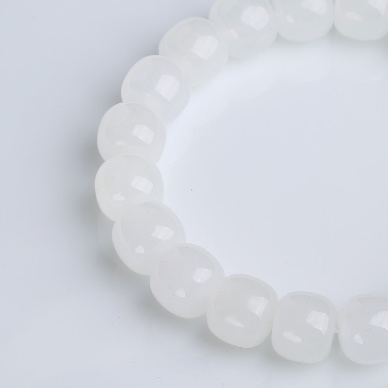 Bracelet de bénédiction porte-bonheur en jade dégradé de Buddha Stones