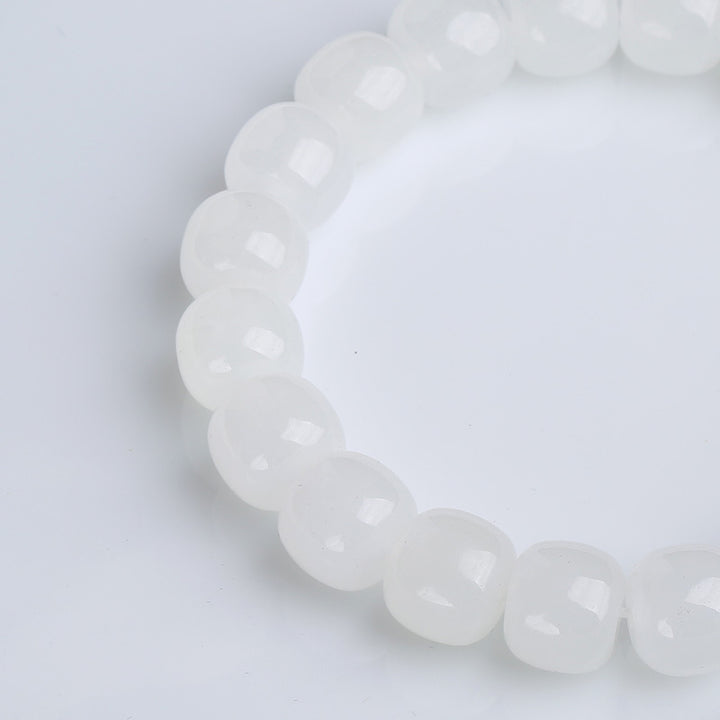 Bracelet de bénédiction porte-bonheur en jade dégradé de Buddha Stones