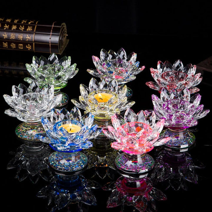 Chandelier décoratif en forme de lotus tibétain - image 0