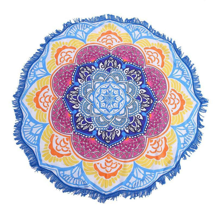 Tapis de décoration tibétain en Buddha Stones de Bouddha et mandala