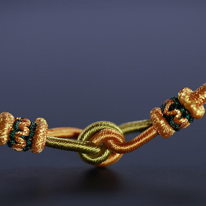 Bracelet tressé en Buddha Stones fait à la main, nouage, foi, force