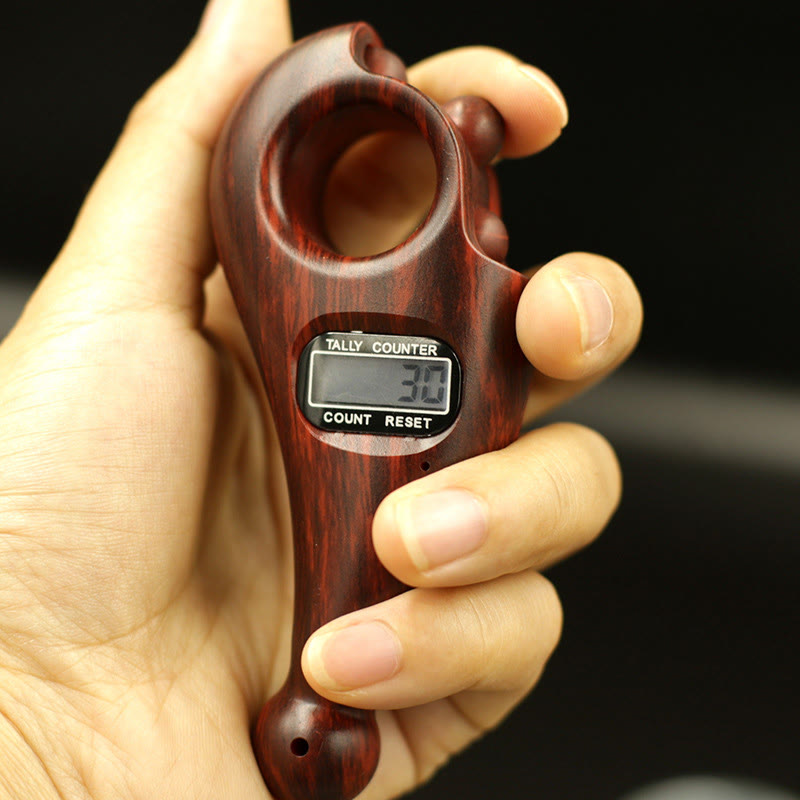 Compteur de perles de prière numérique Bouddha pour prière méditation relaxation doigts actifs