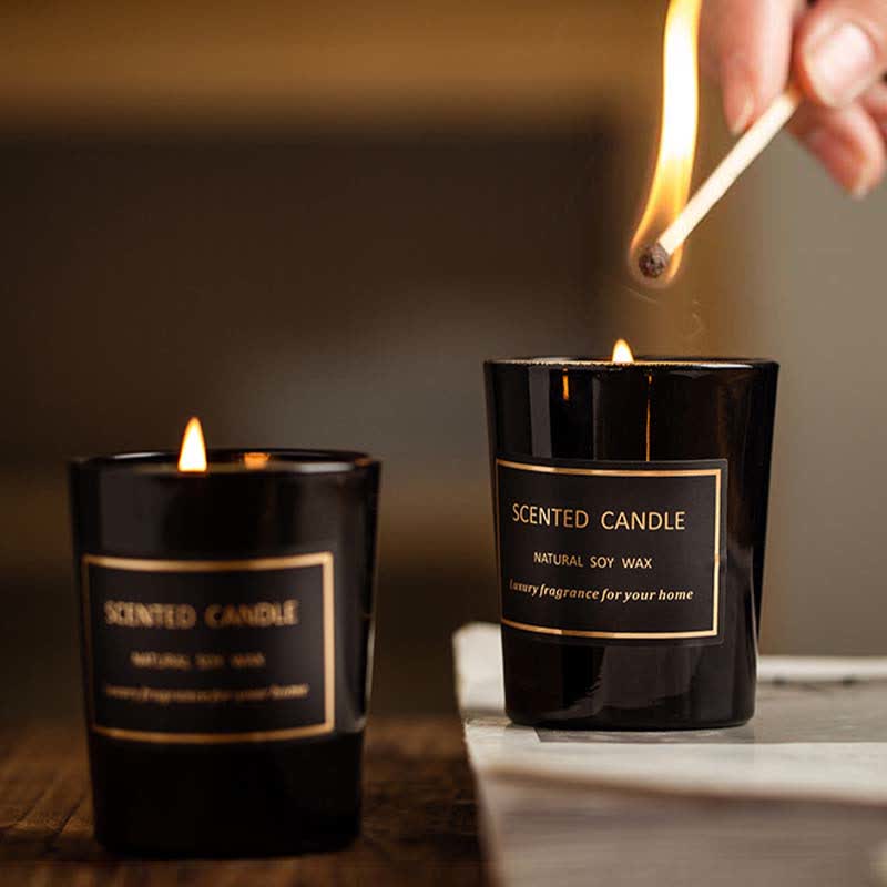 Bougie parfumée à la cire de soja et à l'aromathérapie avec parfum de poire et de freesia Blue Bell - image 1