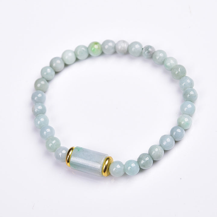 Bracelet de prospérité et de chance en jade naturel Buddha Stones
