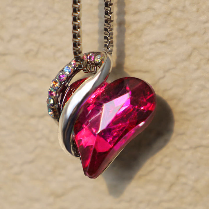 Collier pendentif énergie de guérison pierre de naissance coeur amour Buddha Stones