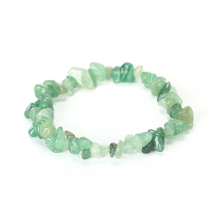 Bracelet apaisant et chaleureux en pierre de cristal de forme irrégulière naturelle - image 73