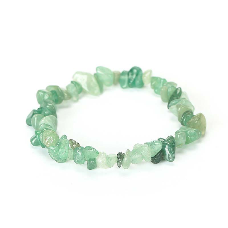 Bracelet apaisant et chaleureux en pierre de cristal de forme irrégulière naturelle - image 73