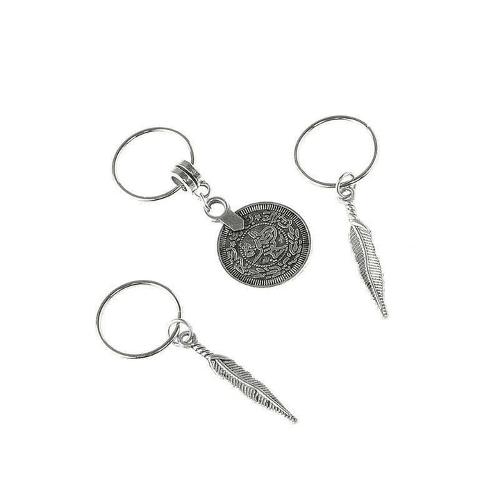Buddha Stones antiques Pièces de monnaie Perles Barrette Épingles à cheveux Décoration