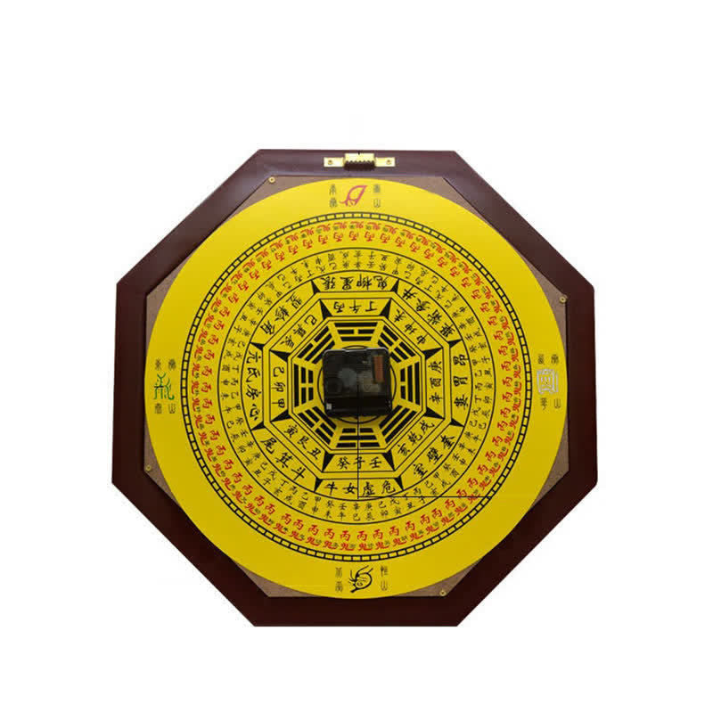Horloge murale Feng Shui Bagua Map Balance Energy Map
