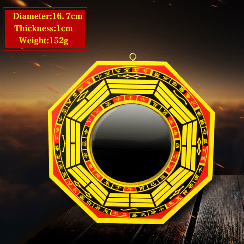Miroir Feng Shui Bagua pour équilibrer l'énergie du salon
