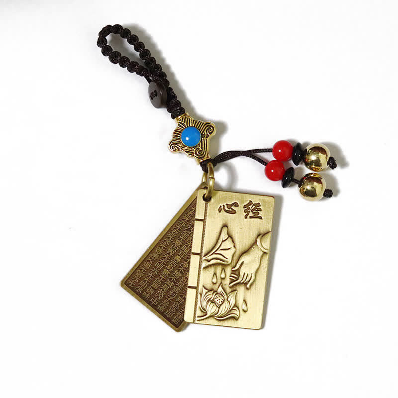 Feng Shui Yin Yang Bagua Wenchang Pen Pagode Roue de prière Porte-clés