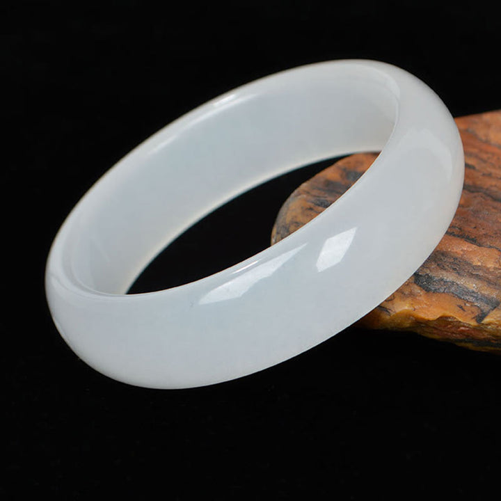 Bracelet porte-bonheur en jade doré et soie naturelle Buddha Stones