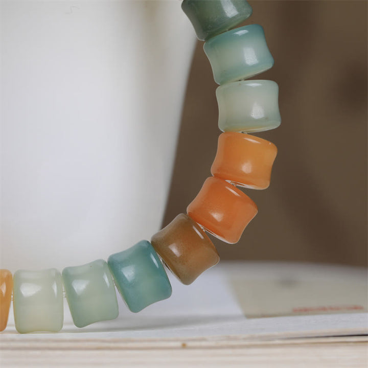Bracelet de sagesse en forme de patte de chat avec graines de Bodhi colorées et Buddha Stones - image 5