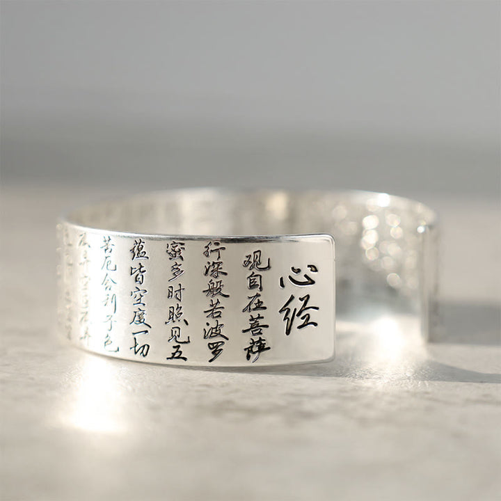 Bracelet porte-bonheur tibétain en cuivre blanc Buddha Stones et lotus