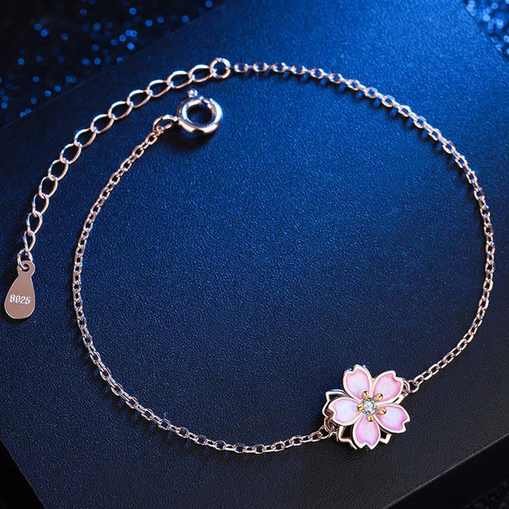 Bracelet chaîne de bénédiction en argent sterling 925 Buddha Stones et anneau rotatif