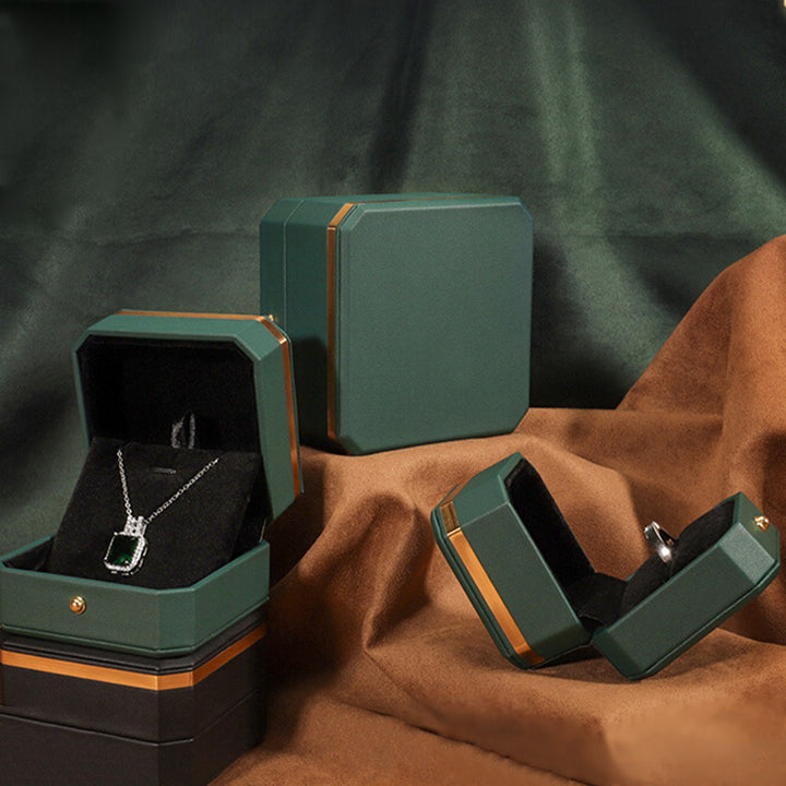 Coffret de rangement pour bijoux Coffret cadeau en cuir PU - image 6
