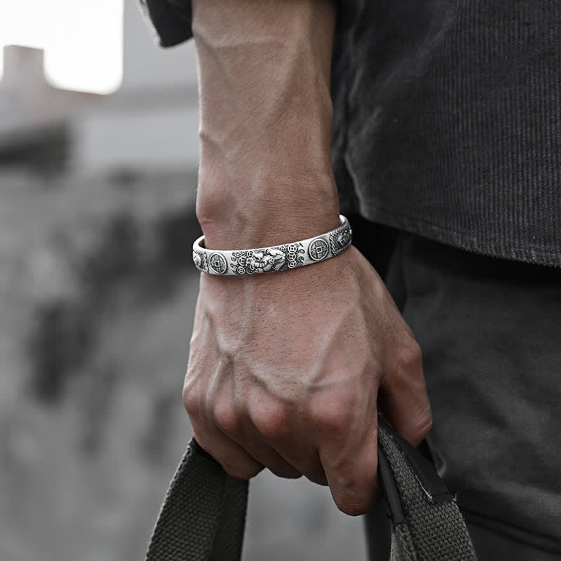 Bracelet réglable de protection FengShui Lucky PiXiu Buddha Stones