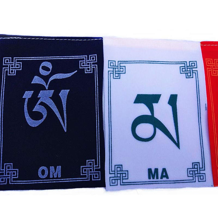 Drapeau de prière tibétain Om Mani Padme Hum pour voiture extérieure - image 13