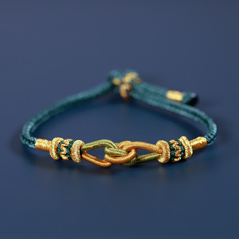 Bracelet tressé en Buddha Stones fait à la main, nouage, foi, force