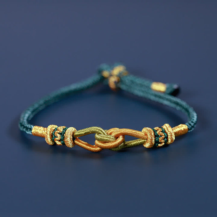 Bracelet tressé en Buddha Stones fait à la main, nouage, foi, force