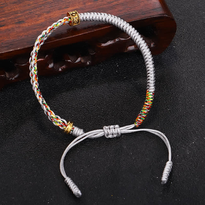 Bracelet de protection et de chance en Buddha Stones Om Mani Padme Hum