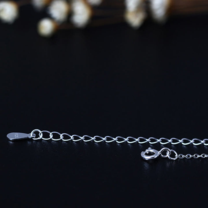 Collier pendentif fleur de lotus en argent sterling 925 avec Buddha Stones et lazurite