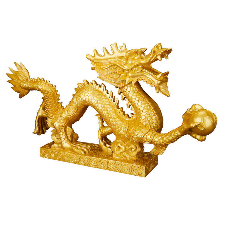 Buddha Stones Feng Shui Dragon Nuage de Bon augure Richesse Chance Décoration