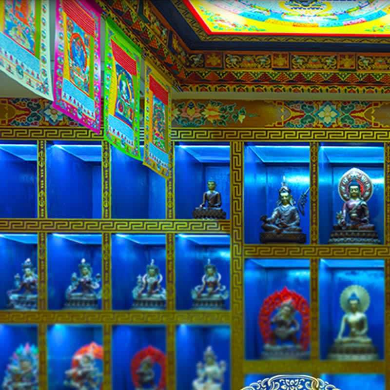 Buddha Stones Drapeau de prière extérieur tibétain à 10 couleurs représentant le Bouddha Cheval du Vent, symbole de guérison et de bon augure - image 11