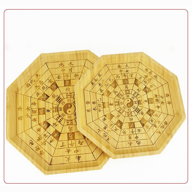 Carte Feng Shui Bambou Bagua Carte Harmonie Énergie