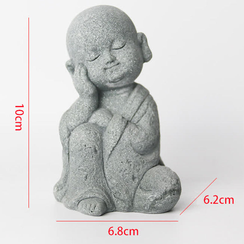 Buddha Stones Méditation Prière Statue de Bouddha Compassion Décoration de la maison