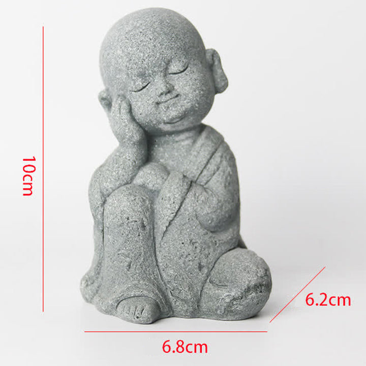 Buddha Stones Méditation Prière Statue de Bouddha Compassion Décoration de la maison