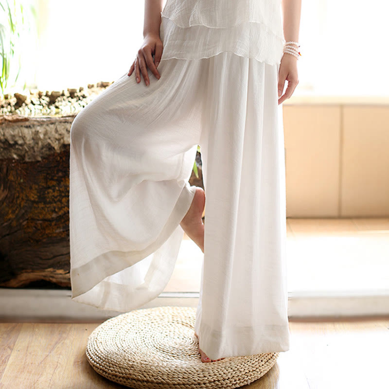 Ensemble de vêtements pour femmes de couleur unie Buddha Stones vintage yoga zen prière méditation spirituelle pratique - image 4