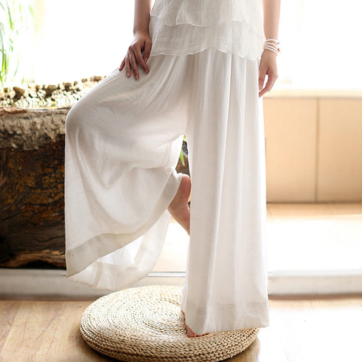 Ensemble de vêtements pour femmes de couleur unie Buddha Stones vintage yoga zen prière méditation spirituelle pratique - image 4