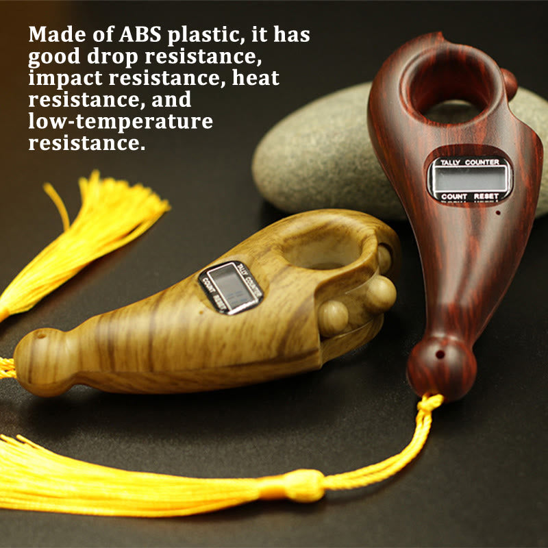 Compteur de perles de prière numérique Bouddha pour prière méditation relaxation doigts actifs