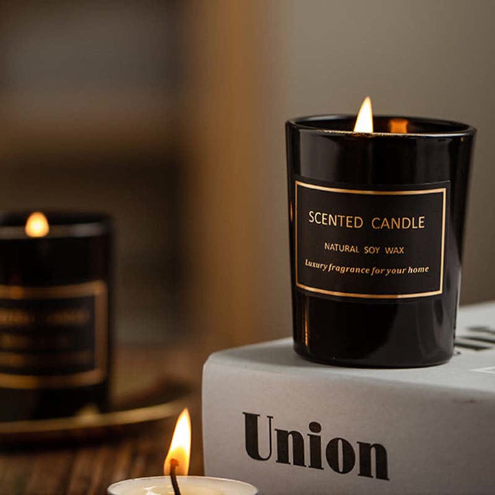 Bougie parfumée à la cire de soja et à l'aromathérapie avec parfum de poire et de freesia Blue Bell - image 7