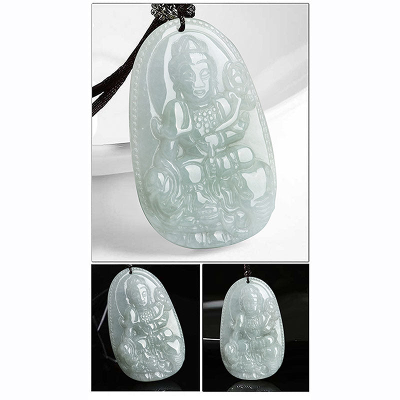 Collier pendentif en jade avec Buddha Stones et zodiaque chinois - image 10