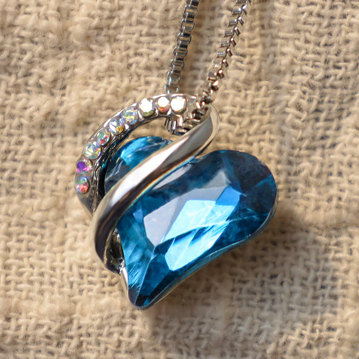 Collier pendentif énergie de guérison pierre de naissance coeur amour Buddha Stones