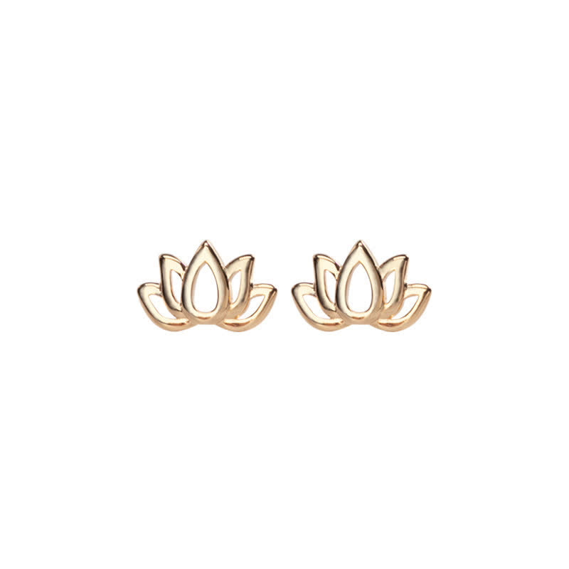 Boucles d'oreilles en argent sterling 925 avec Buddha Stones et bénédiction de la fleur de lotus - image 7