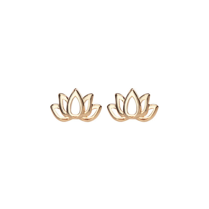 Boucles d'oreilles en argent sterling 925 avec Buddha Stones et bénédiction de la fleur de lotus - image 7