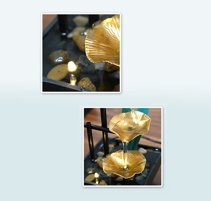 Buddha Stones , ornements de table en forme de lotus avec roches de rivière, décoration de bureau